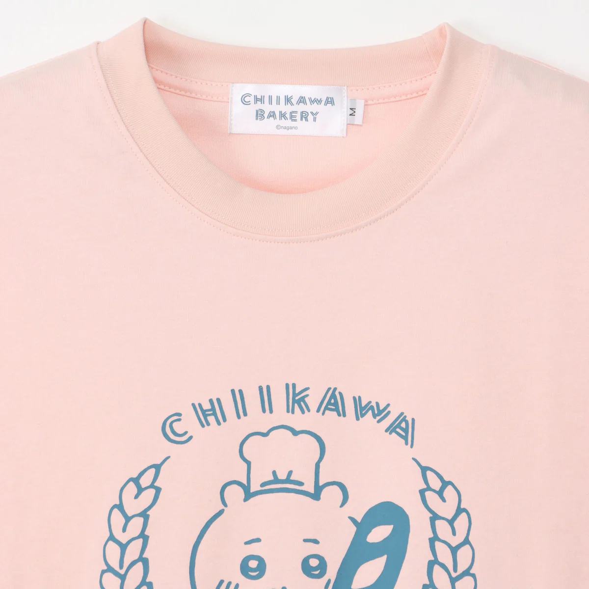 ちいかわ ちいかわベーカリー Tシャツ ロゴ ピンク - Image 8