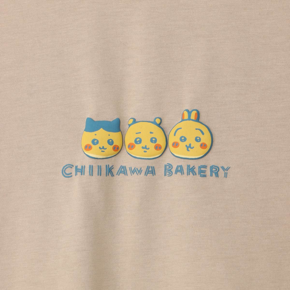 ちいかわ ちいかわベーカリー Tシャツ パンなトリオ サンドベージュ - Image 8
