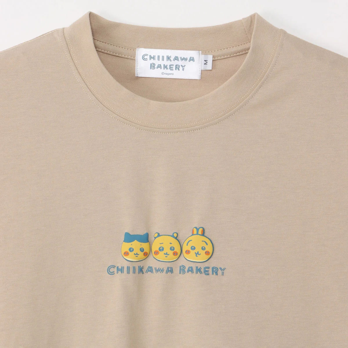 ちいかわ ちいかわベーカリー Tシャツ パンなトリオ サンドベージュ - Image 9