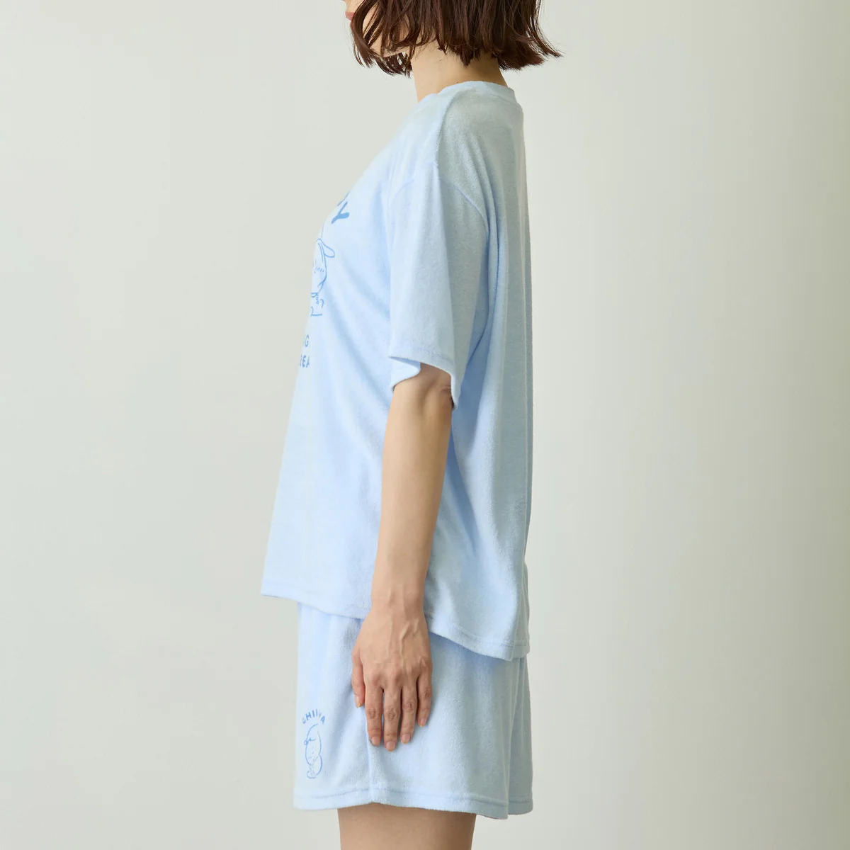 ちいかわ ルームウェアセットアップ SO SLEEPY ブルー - Image 7