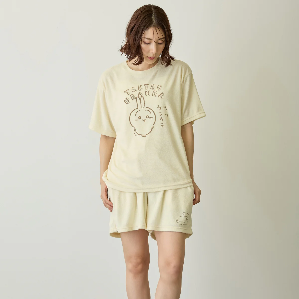 ちいかわ ルームウェアセットアップ ツツウラウラ ナチュラル - Image 4