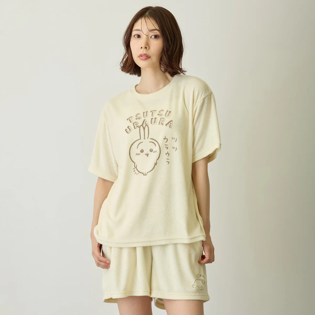 ちいかわ ルームウェアセットアップ ツツウラウラ ナチュラル - Image 5