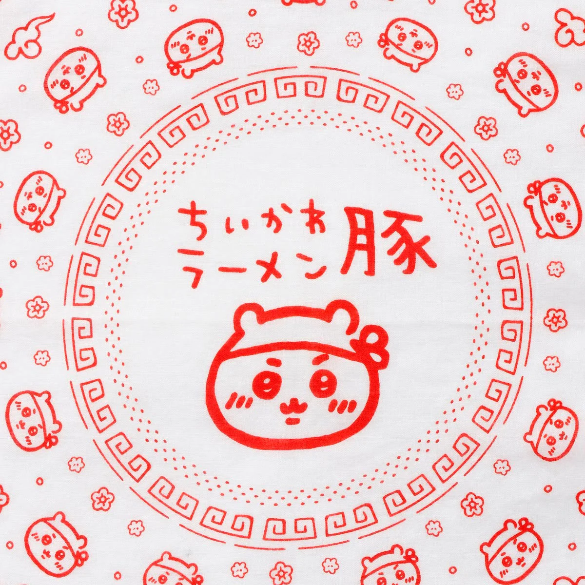 ちいかわ ちいかわラーメン豚 バンダナ ホワイト - Image 2
