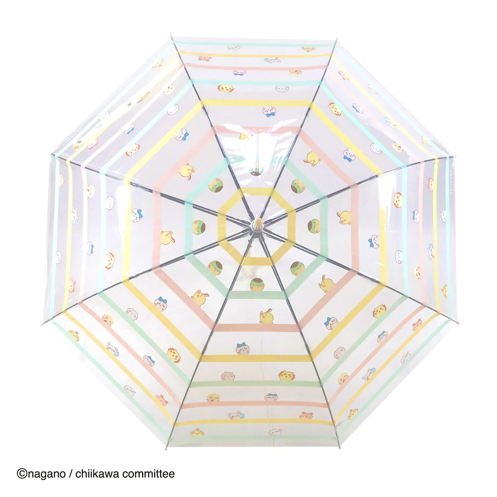 ちいかわ ジャンプビニール傘 58cm（ボーダー） - Image 2