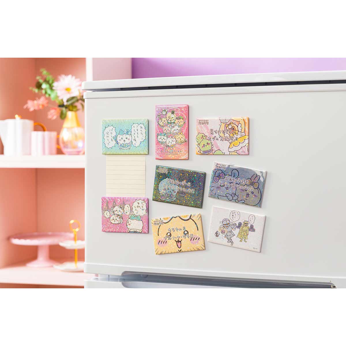 ちいかわ まじかるちいかわ ホログラムスクエアマグネット（コソコソ鎧さん） - Image 2