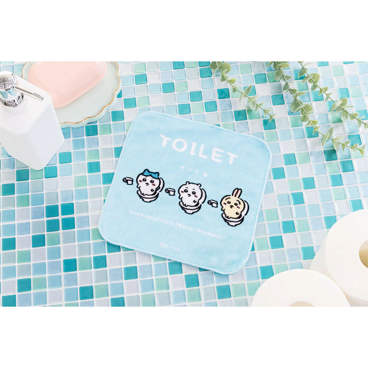 ちいかわ トイレットなハンドタオル - Image 2