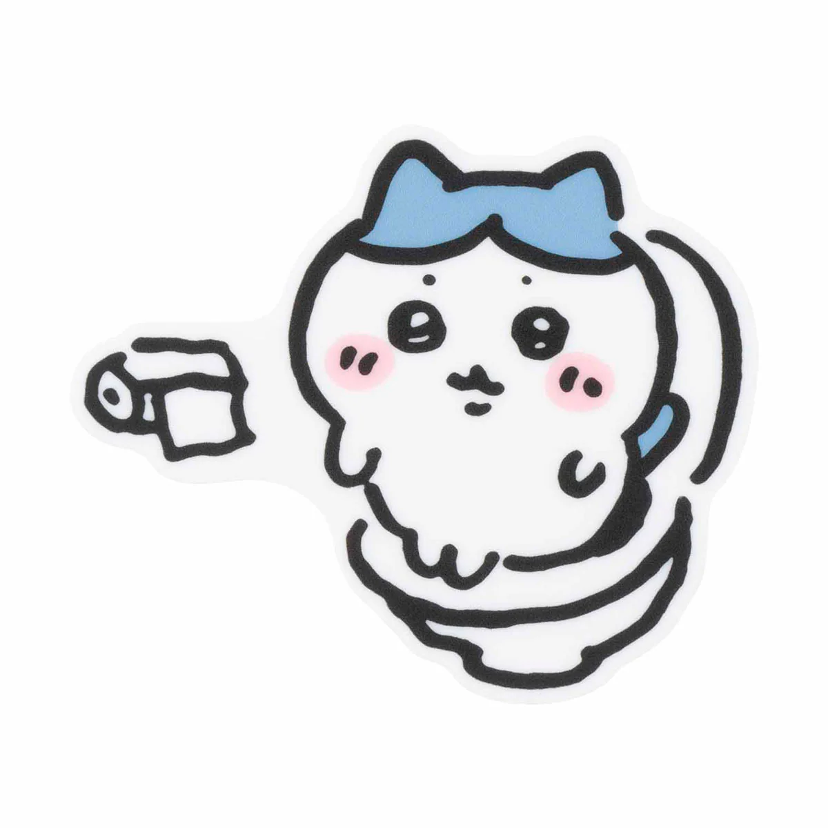 ちいかわ トイレットなアクリルバッジ（ハチワレ） - Image 3