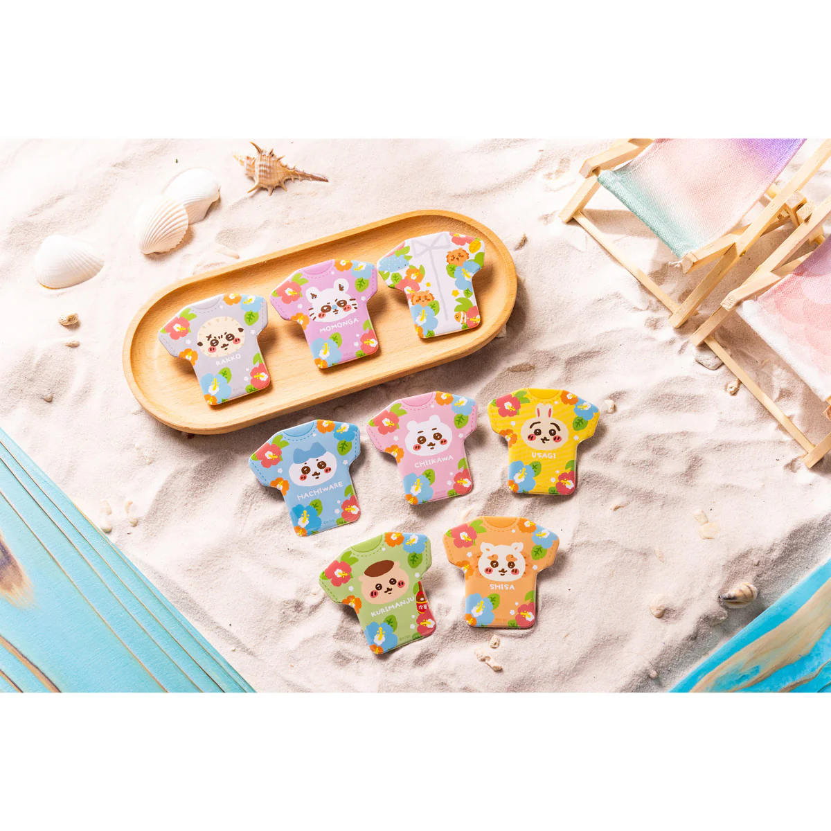 ちいかわ シーサーのおみやげやさん トレーディング Tシャツ型缶バッジ（全8種） - Image 2