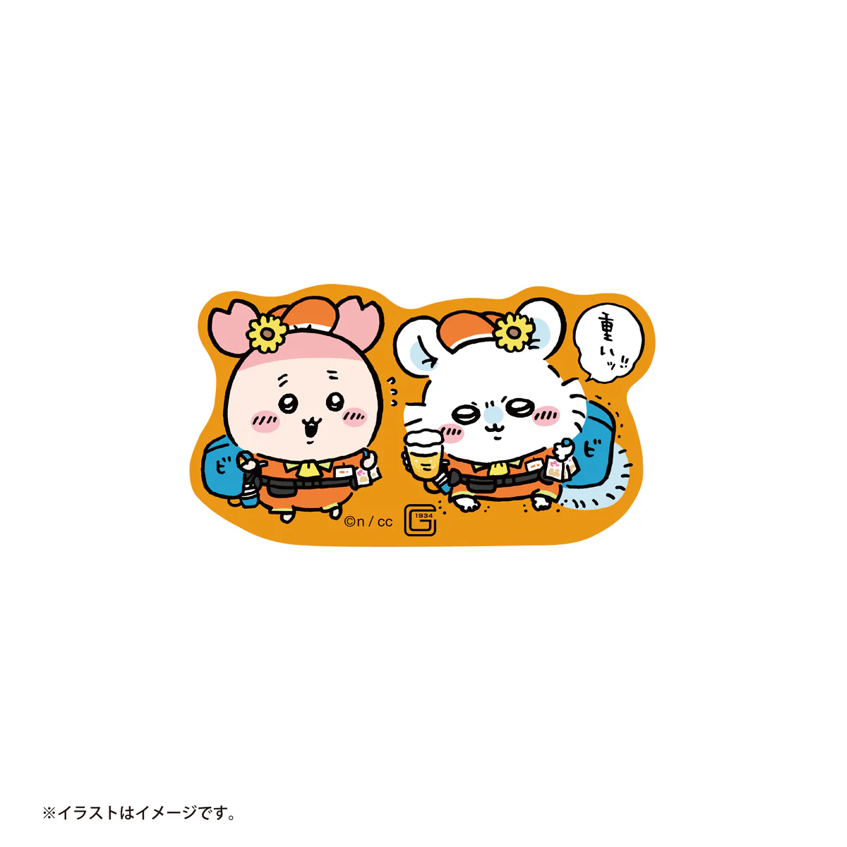 【予約】ちいかわ×読売ジャイアンツ スマホに貼れるサイズのステッカー（売り子）【2024年8月中旬より順次発送予定（発送延期の場合もキャンセル不可）】【通常商品と同時購入・配送希望日指定不可】【キャンペーン対象外】 - Image 2