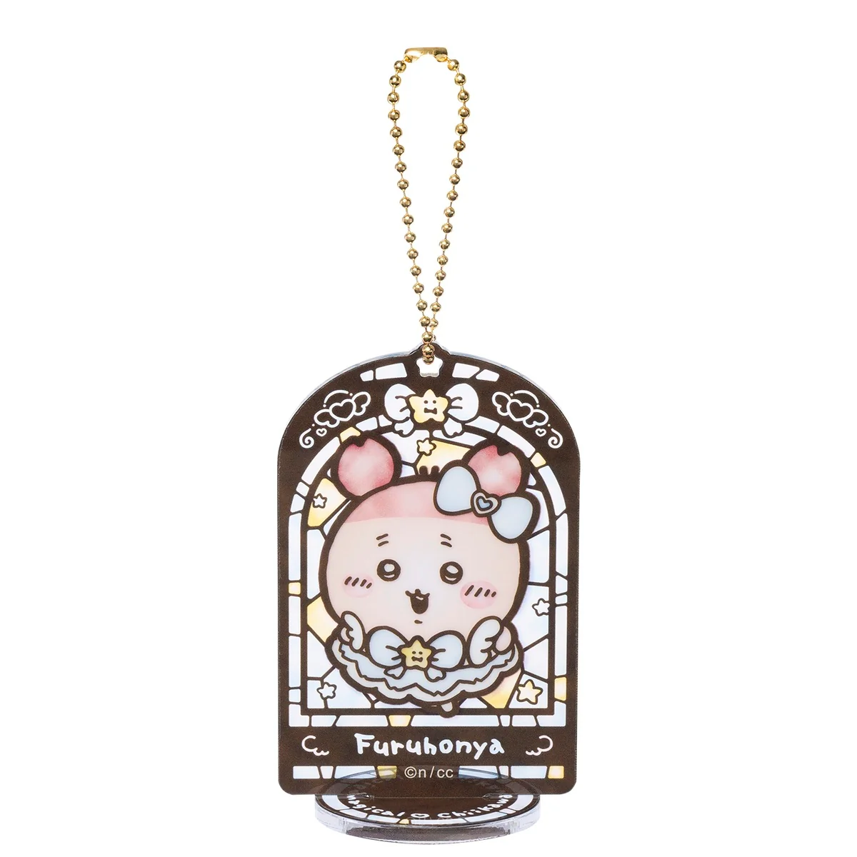 ちいかわ まじかるちいかわ ステンドグラス風アクスタにもなるアクリルキーホルダー（古本屋） - Image 3