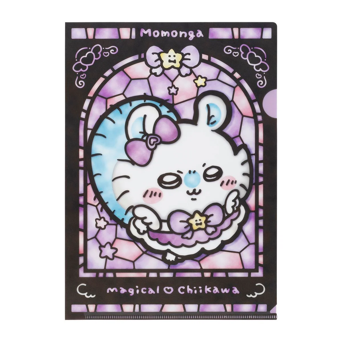 ちいかわ まじかるちいかわ ステンドグラス風クリアファイル（モモンガ） - Image 3