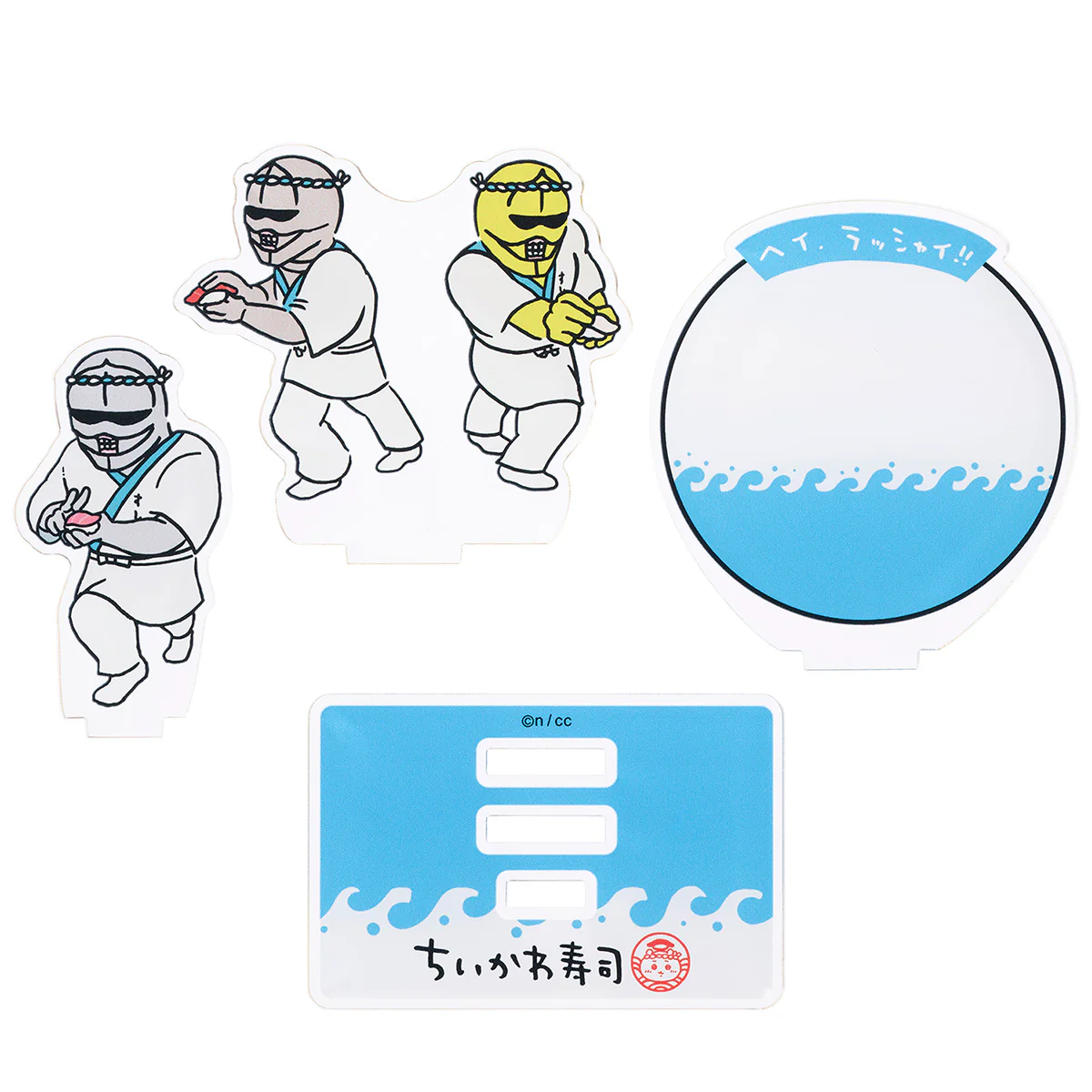 ちいかわ ちいかわ寿司 レイヤーアクリルスタンド（ヘイラッシャイ） - Image 4