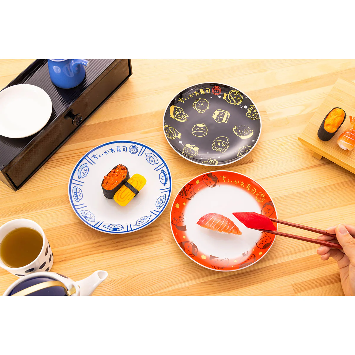 ちいかわ ちいかわ寿司 お寿司屋さんみたいなお皿（並） - Image 2