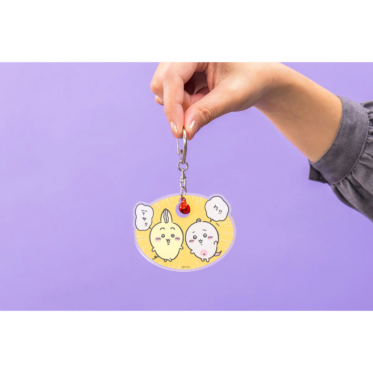 ちいかわ パラレルワールド！？ 鈴付きアクリルキーホルダー（強くなったハチワレ） - Image 3