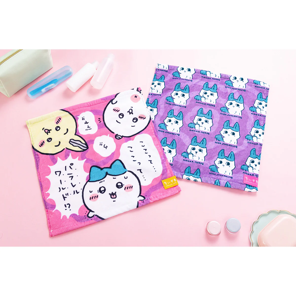ちいかわ パラレルワールド！？ ハンドタオル（強くなったハチワレ） - Image 2