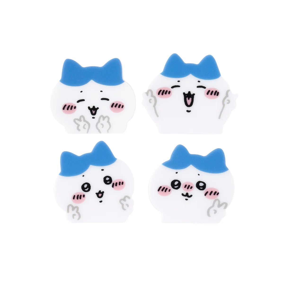 ちいかわ 4個セットアクリルバッジ（ピースなハチワレ） - Image 3