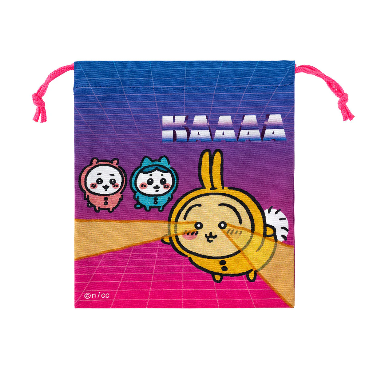 ちいかわ トーキョーちいかわ ほどよいサイズの巾着（パジャマ） - Image 5
