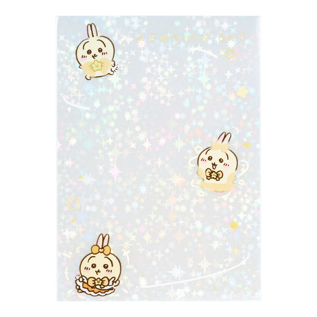 ちいかわ まじかるちいかわ ミニフォトが入るサイズのきらきらクリアスリーブ（うさぎ） - Image 7