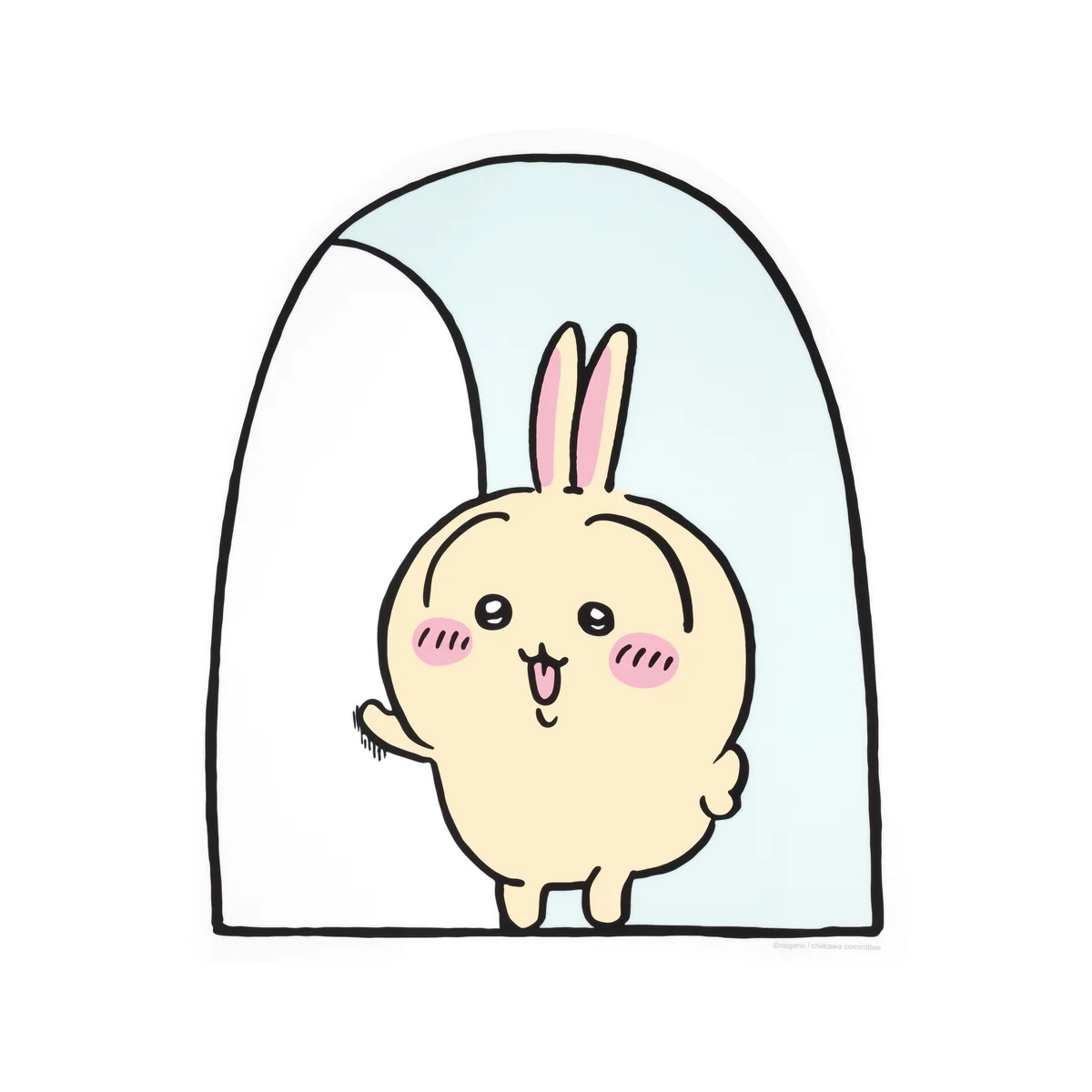 ちいかわ ウォールステッカー（うさぎの訪問） - Image 5