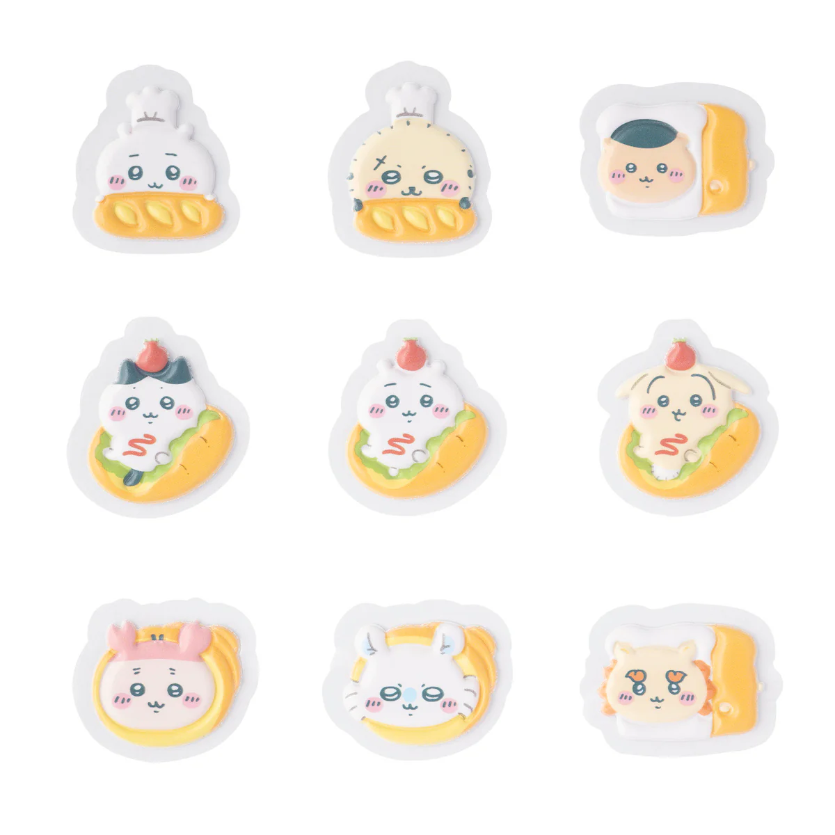 ちいかわ ちいかわベーカリー もっちりフレークシール(いろんなパンなみんな) - Image 4