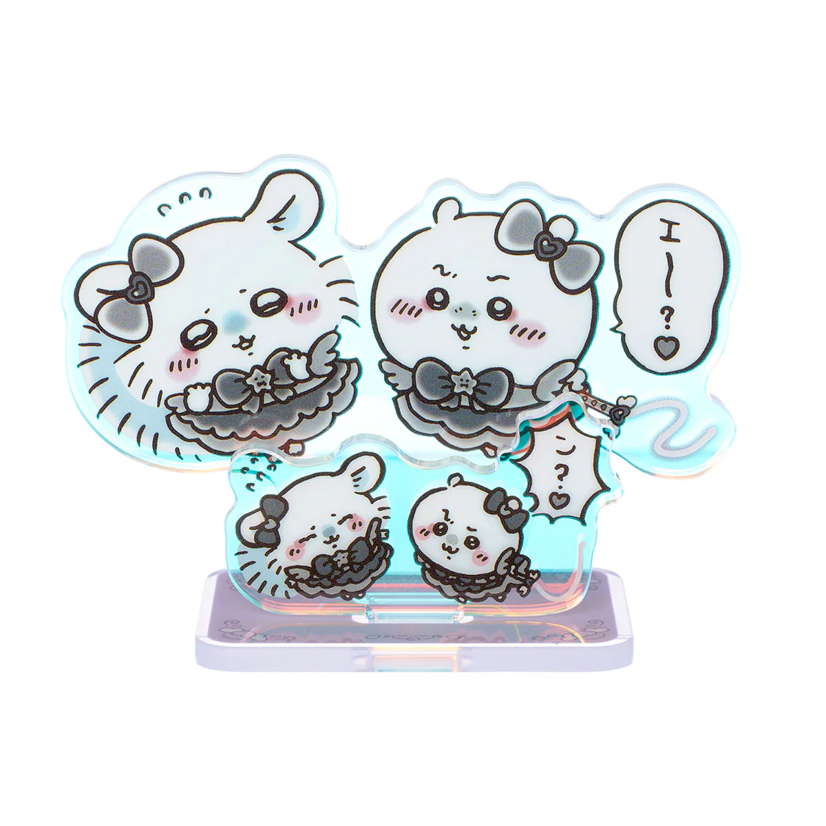 ちいかわ まじかるちいかわ 悪いバージョンなレイヤーアクリルスタンド（ちいかわとモモンガ） - Image 3