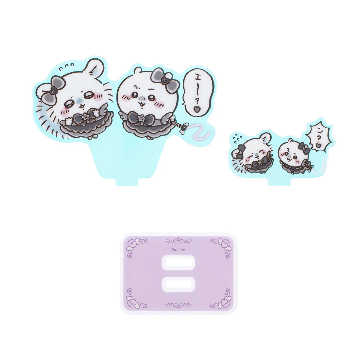ちいかわ まじかるちいかわ 悪いバージョンなレイヤーアクリルスタンド（ちいかわとモモンガ） - Image 4