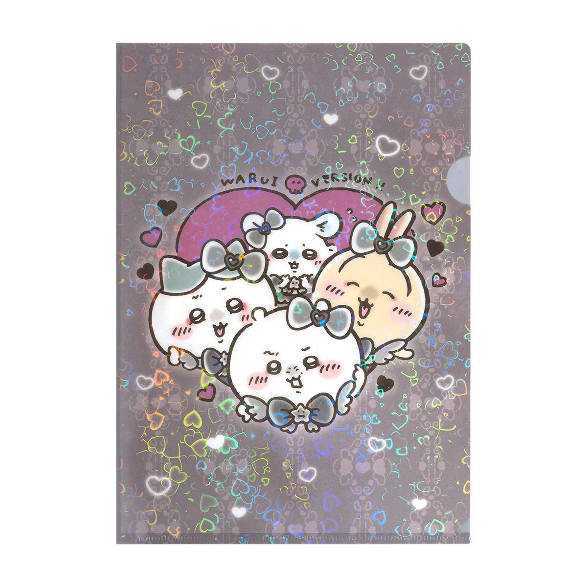 ちいかわ まじかるちいかわ 悪いバージョンなホログラムクリアファイル（ハート） - Image 4