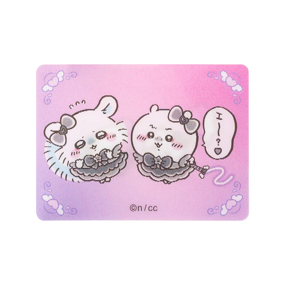 ちいかわ まじかるちいかわ 悪いバージョンなレンチキュラーカード（ちいかわとモモンガ） - Image 3