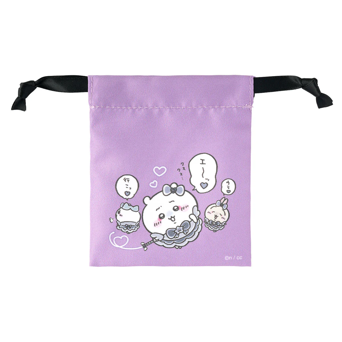 ちいかわ まじかるちいかわ 悪いバージョンなミニ巾着（ハート） - Image 5