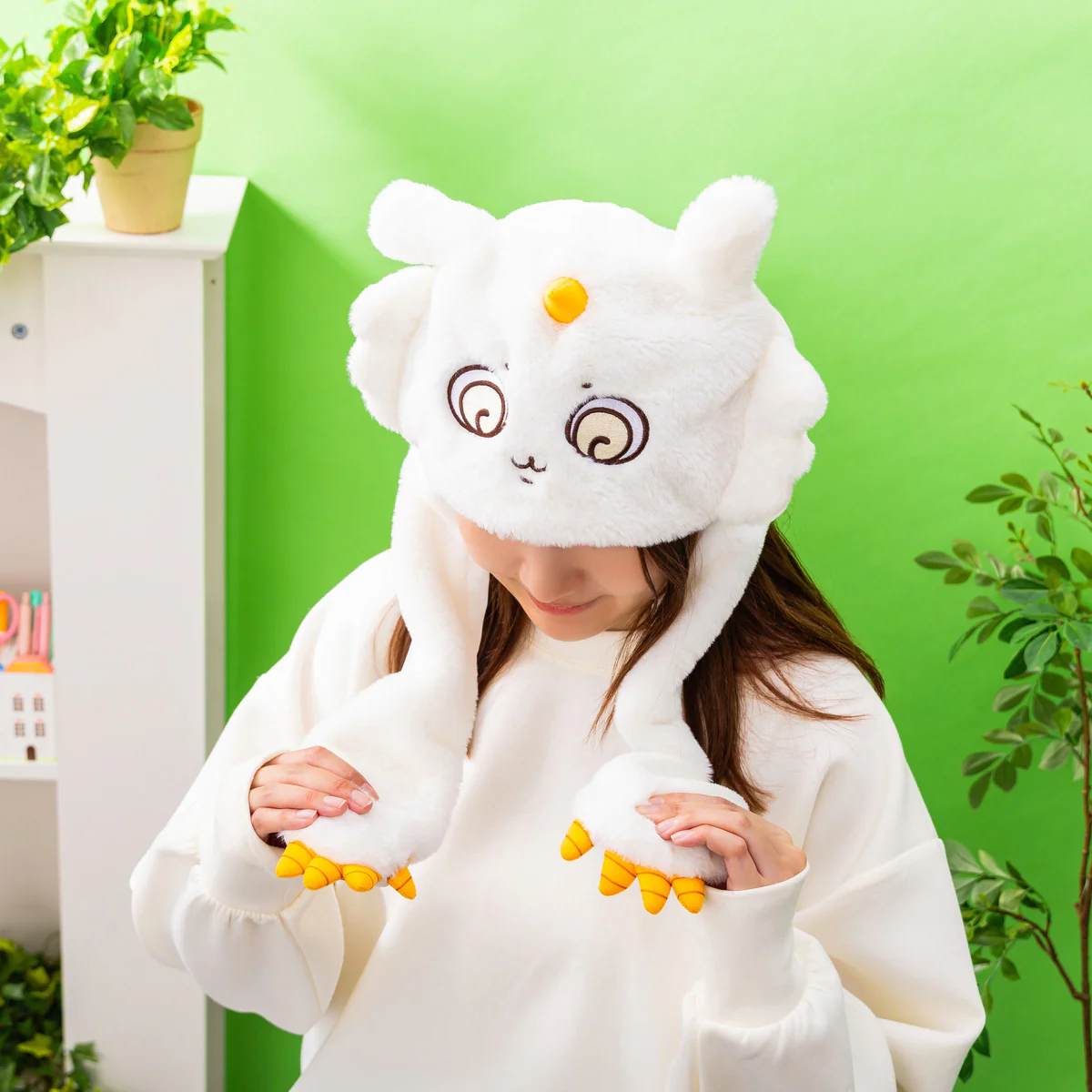 ちいかわ ちいかわパーク ぴょこぴょこ帽子（あのこ） - Image 2