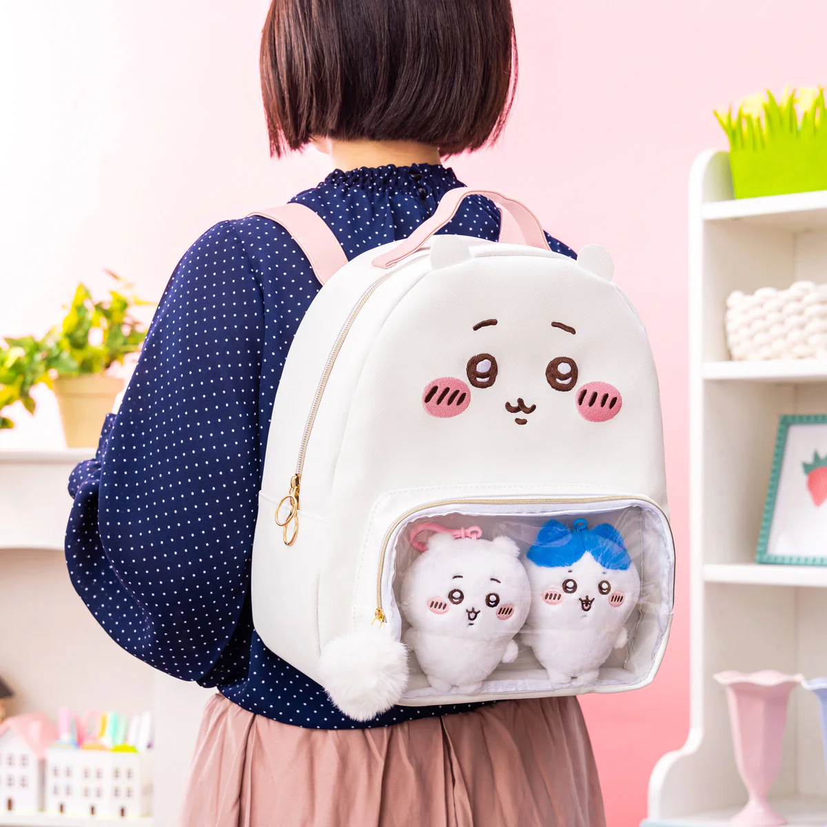 ちいかわ ちいかわパーク おかおリュック（ハチワレ） - Image 2