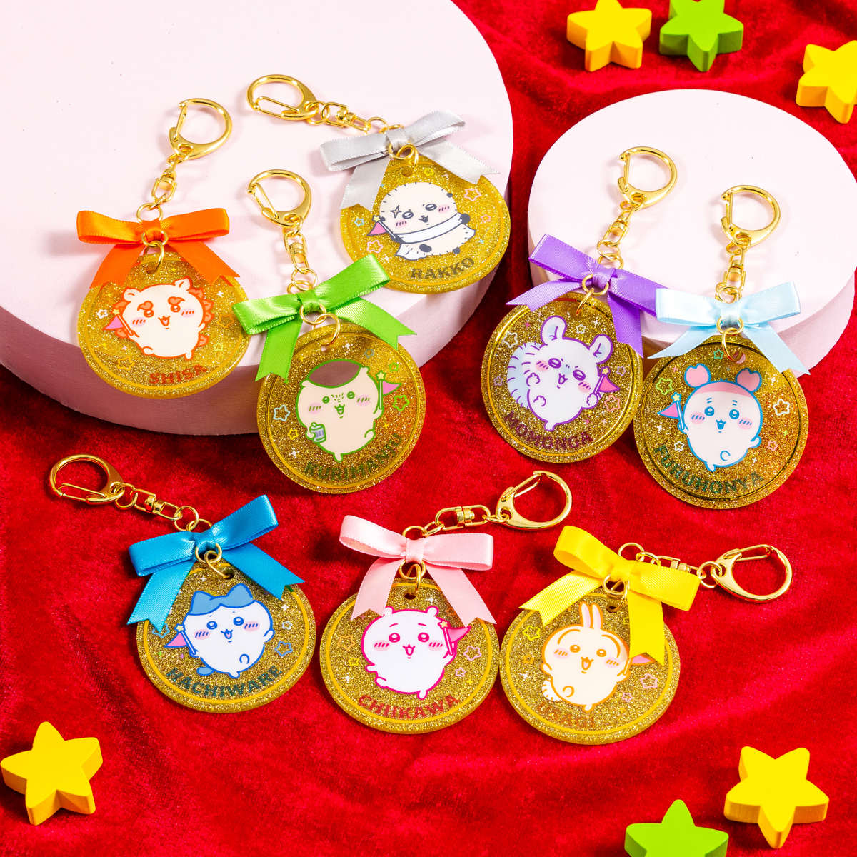 ちいかわ ちいかわパーク メダル風アクリルキーホルダー（ハチワレ） - Image 2