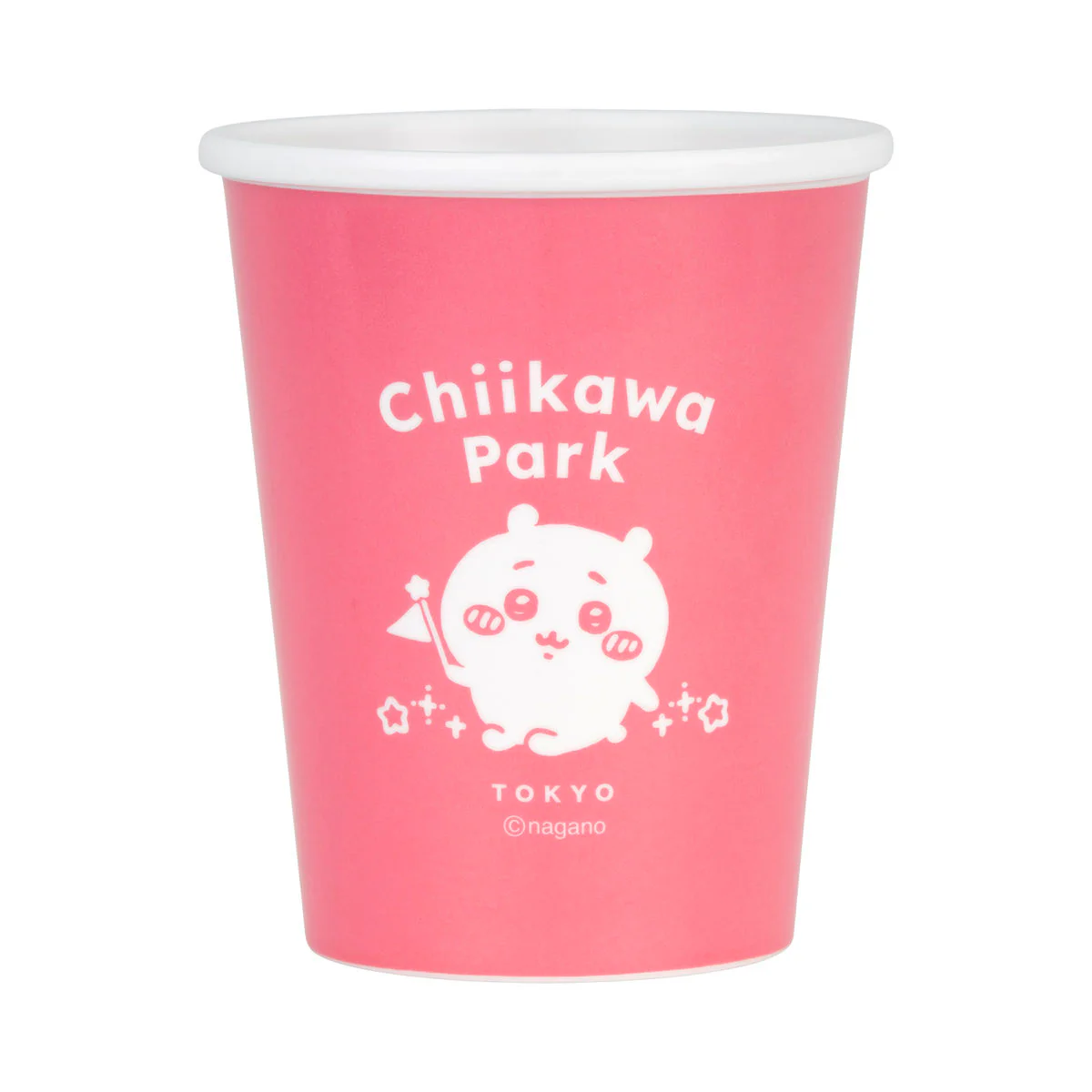 ちいかわ ちいかわパーク 紙コップみたいなメラミンカップ（ピンク） - Image 5