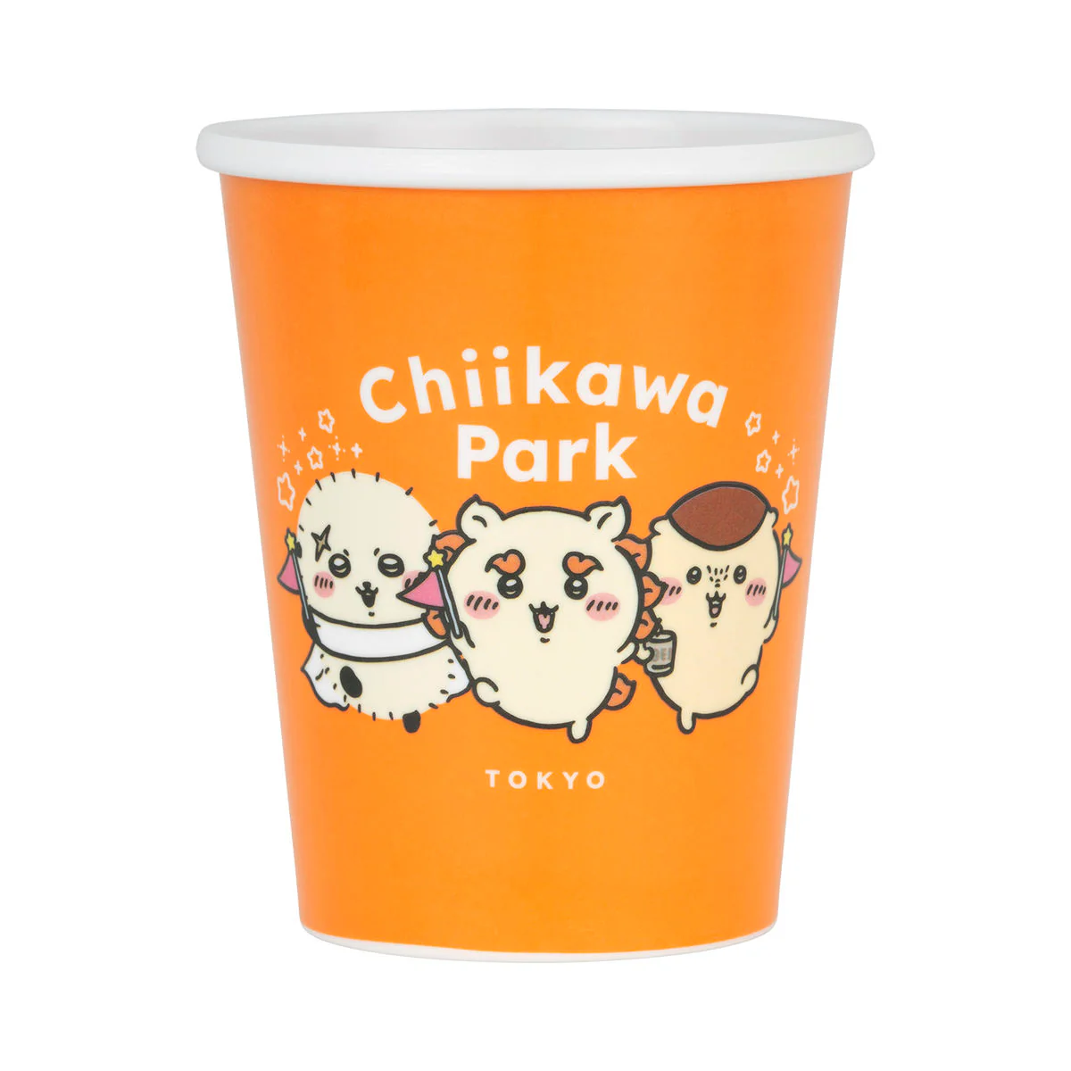 ちいかわ ちいかわパーク 紙コップみたいなメラミンカップ（オレンジ） - Image 4
