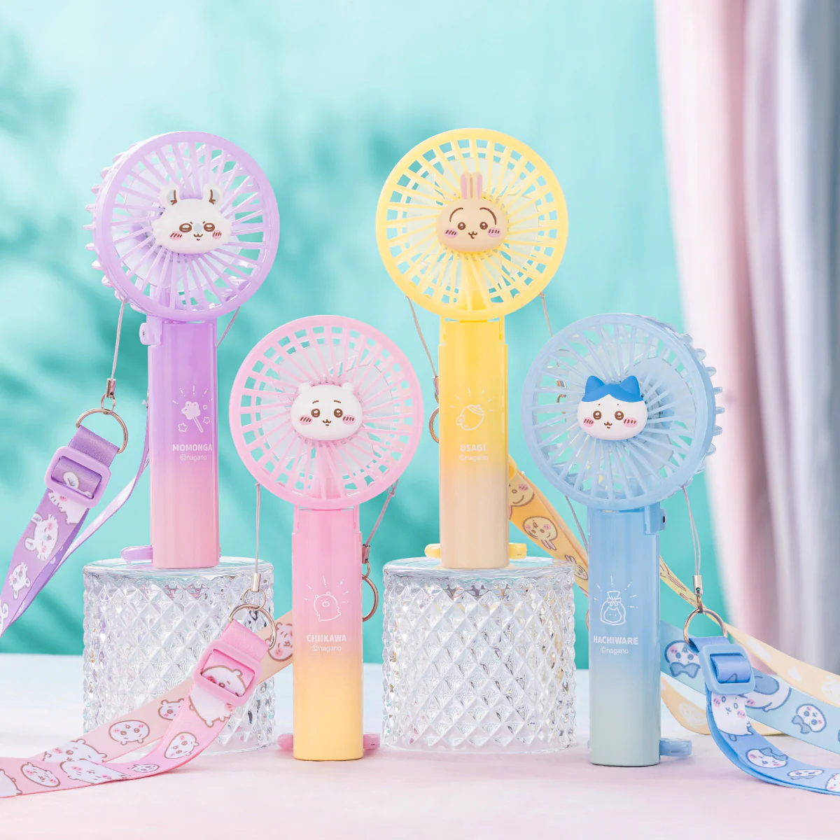 ちいかわ ジェリーカラーハンディファン（ハチワレ） - Image 2