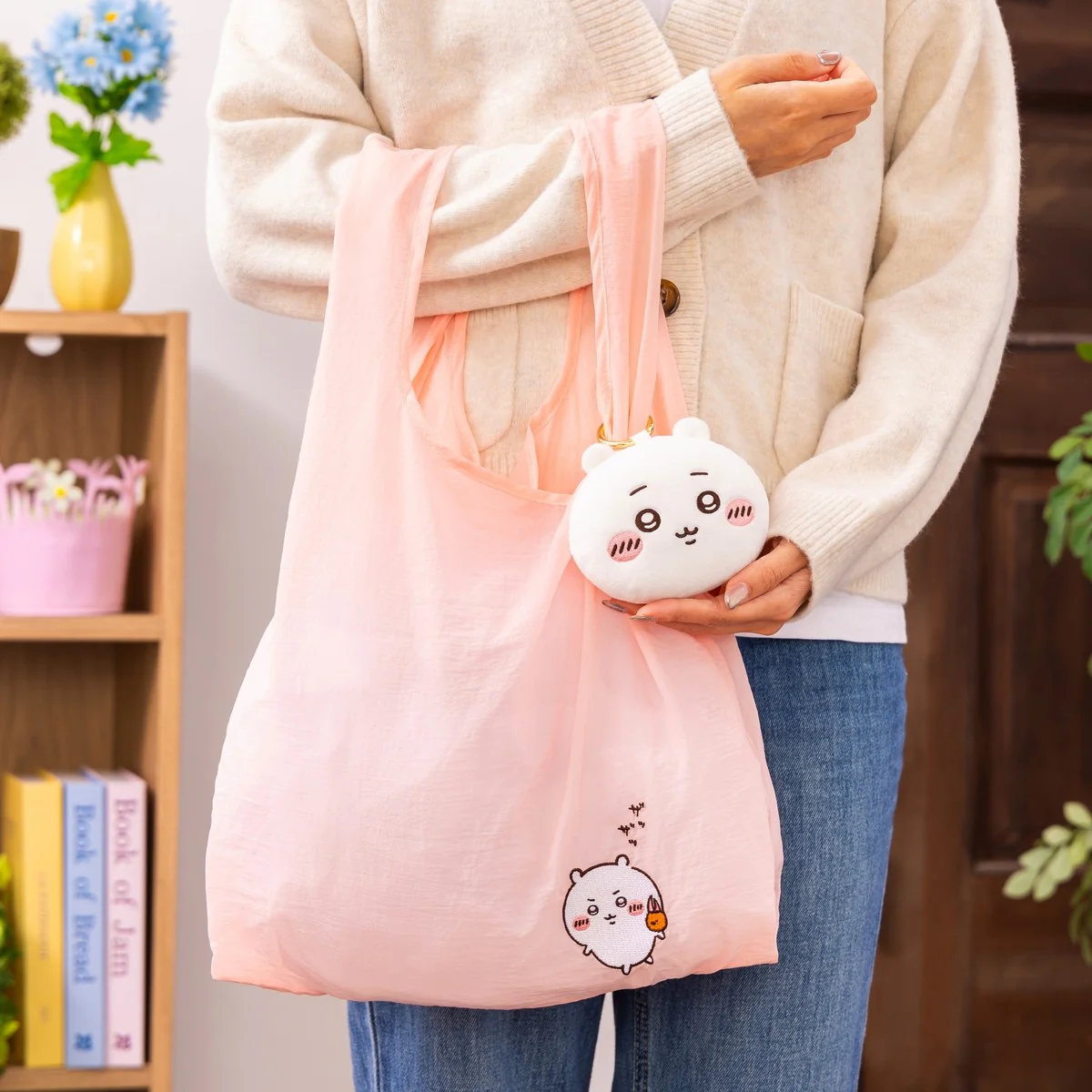 ちいかわ エコバッグ入りおかおマスコット（ちいかわ） - Image 4