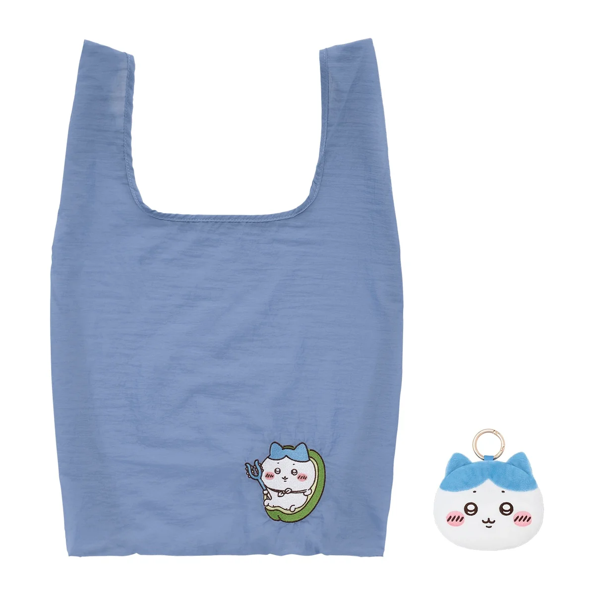 ちいかわ エコバッグ入りおかおマスコット(ハチワレ)