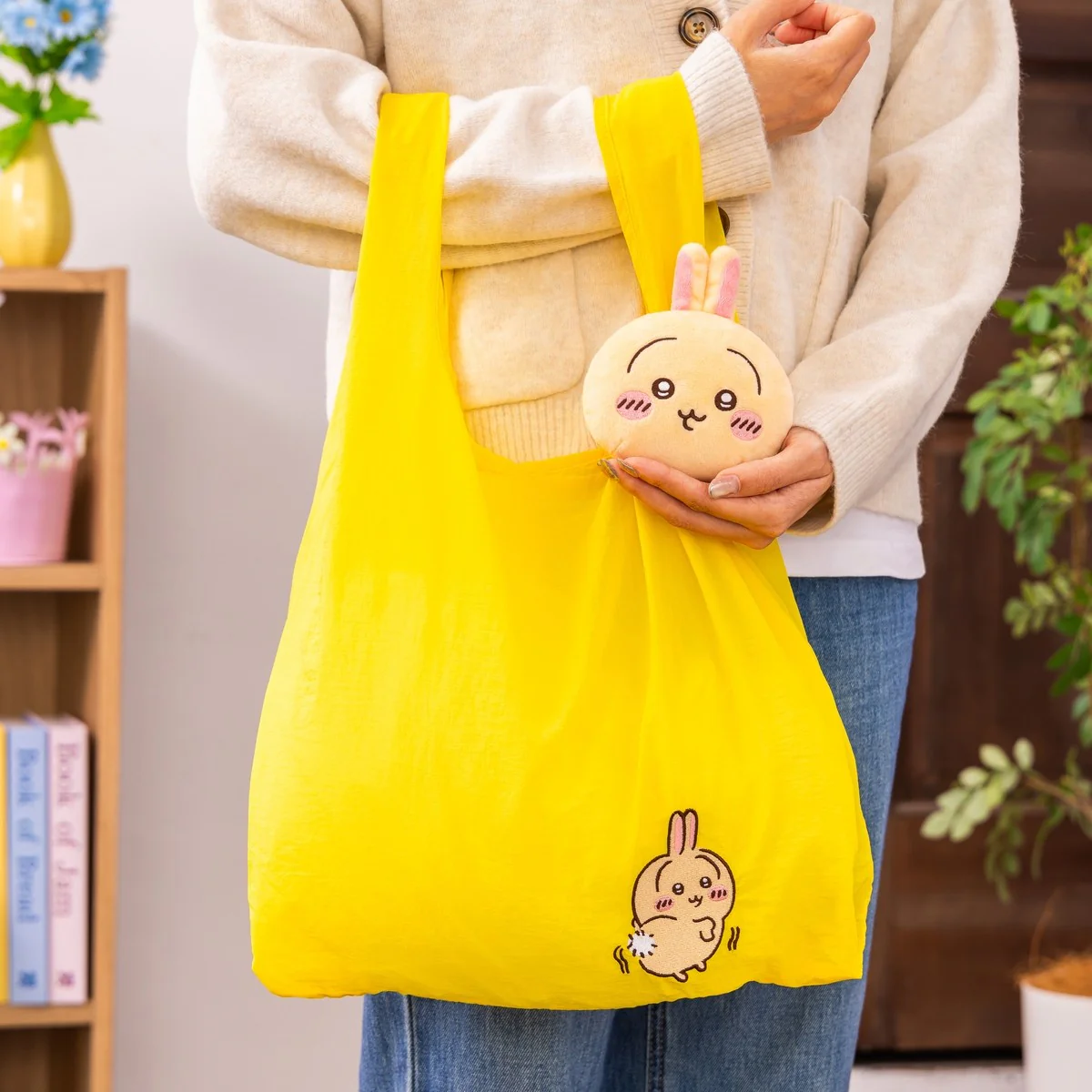 ちいかわ エコバッグ入りおかおマスコット（うさぎ） - Image 4