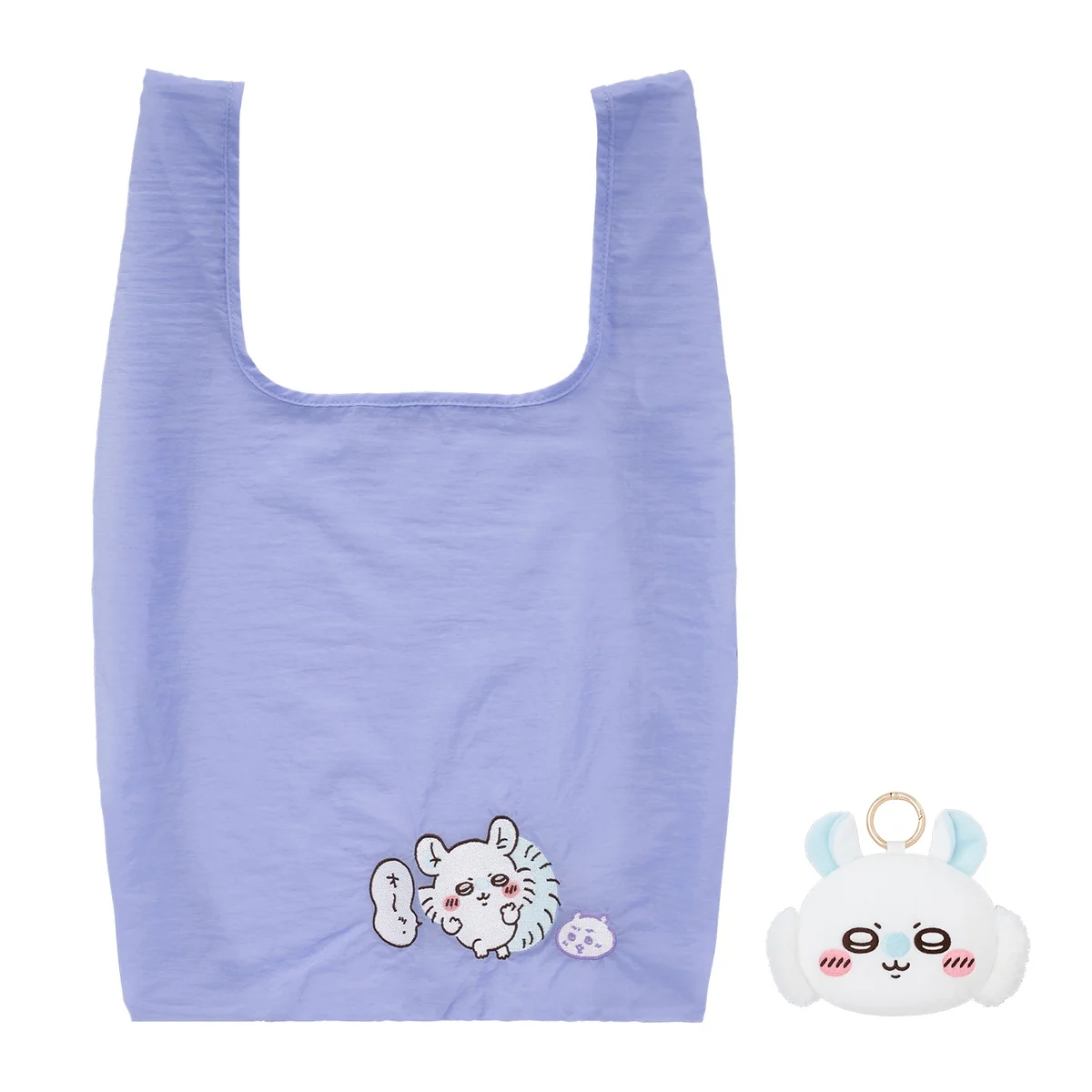 ちいかわ エコバッグ入りおかおマスコット（モモンガ） - Image 5