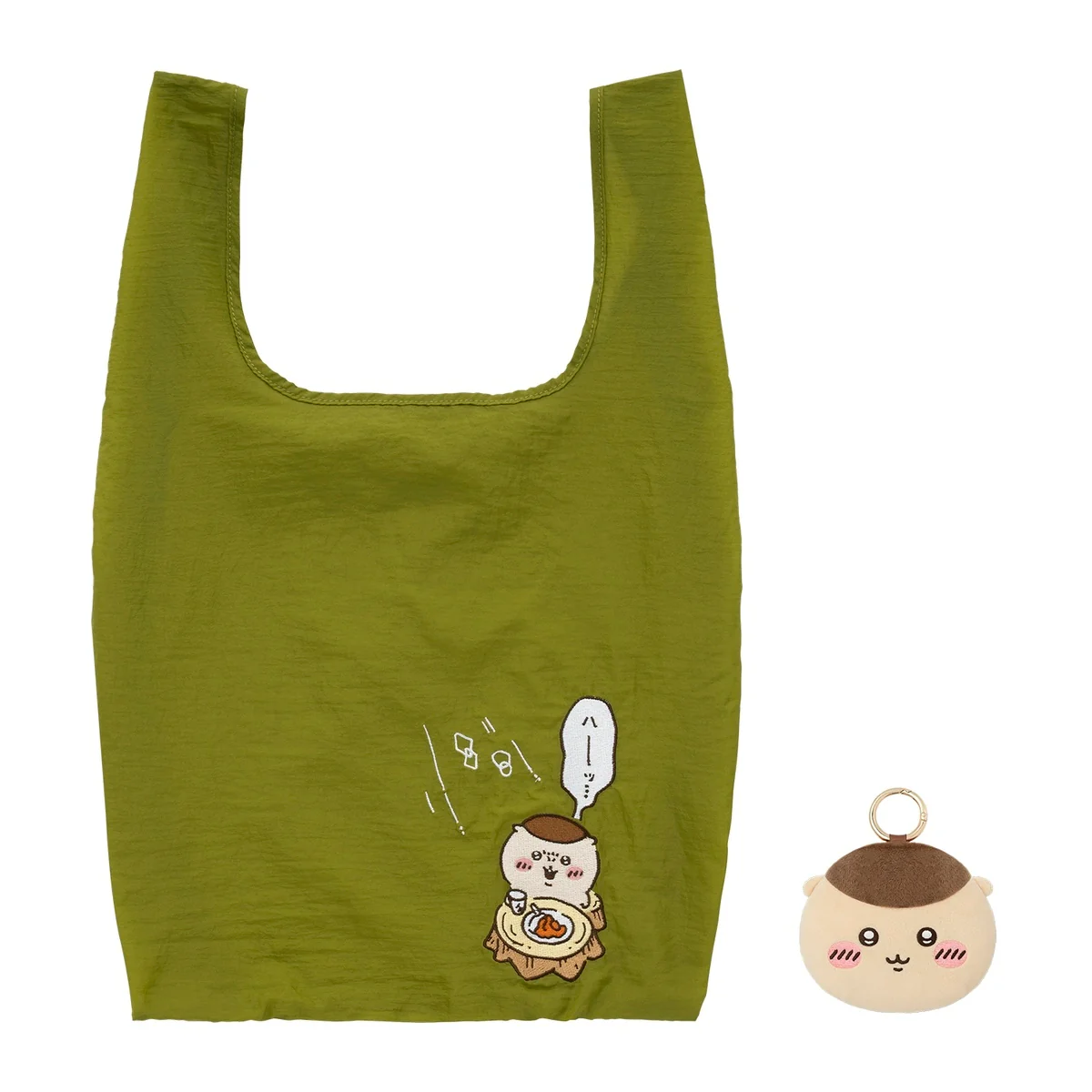 ちいかわ エコバッグ入りおかおマスコット（くりまんじゅう） - Image 5