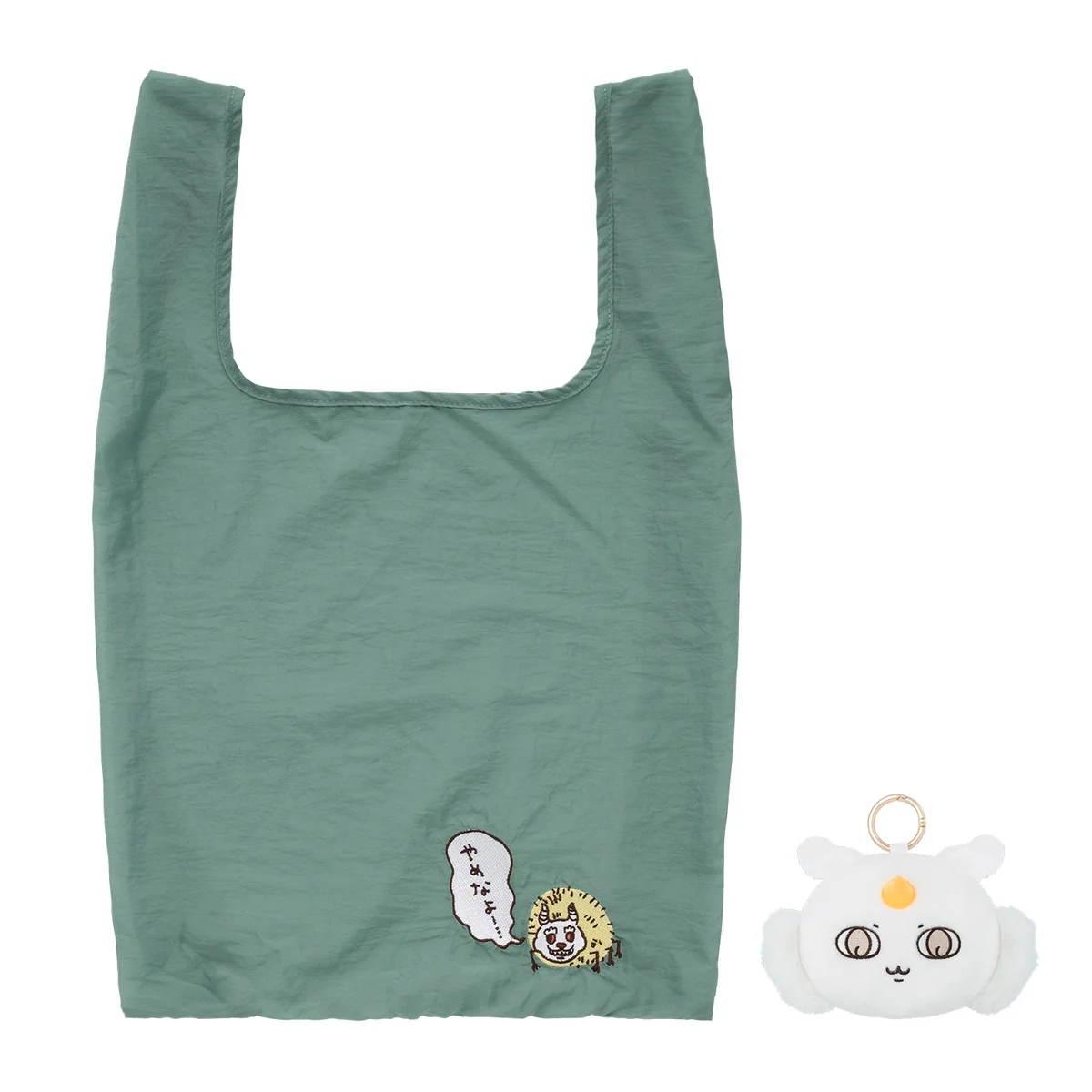 ちいかわ エコバッグ入りおかおマスコット（あのこ＆でかつよ） - Image 5