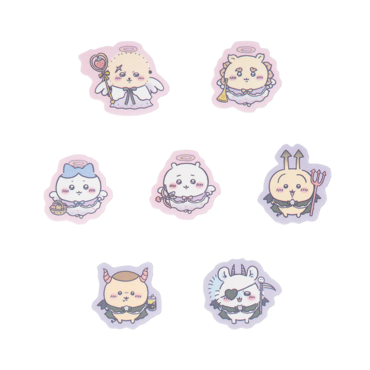 ちいかわ てんし♡あくま フレークシール - Image 4
