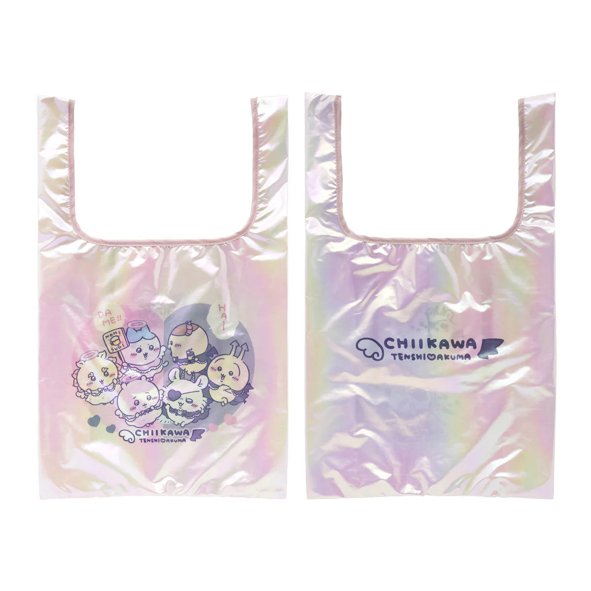 ちいかわ てんし♡あくま オーロラエコバッグ（てんしとあくま） - Image 4