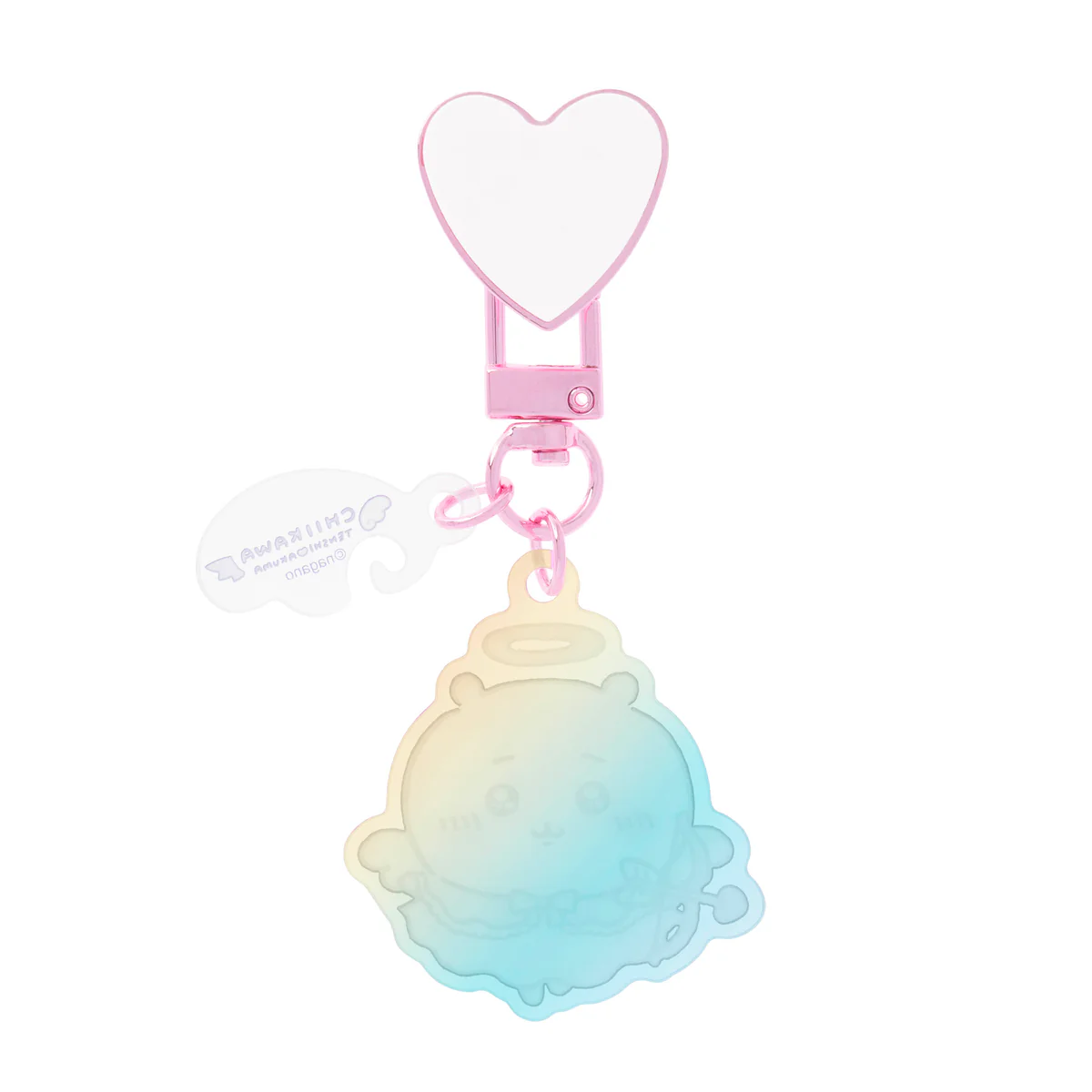 ちいかわ てんし♡あくま キーリングチャーム付きキーホルダー（てんしなちいかわ） - Image 5