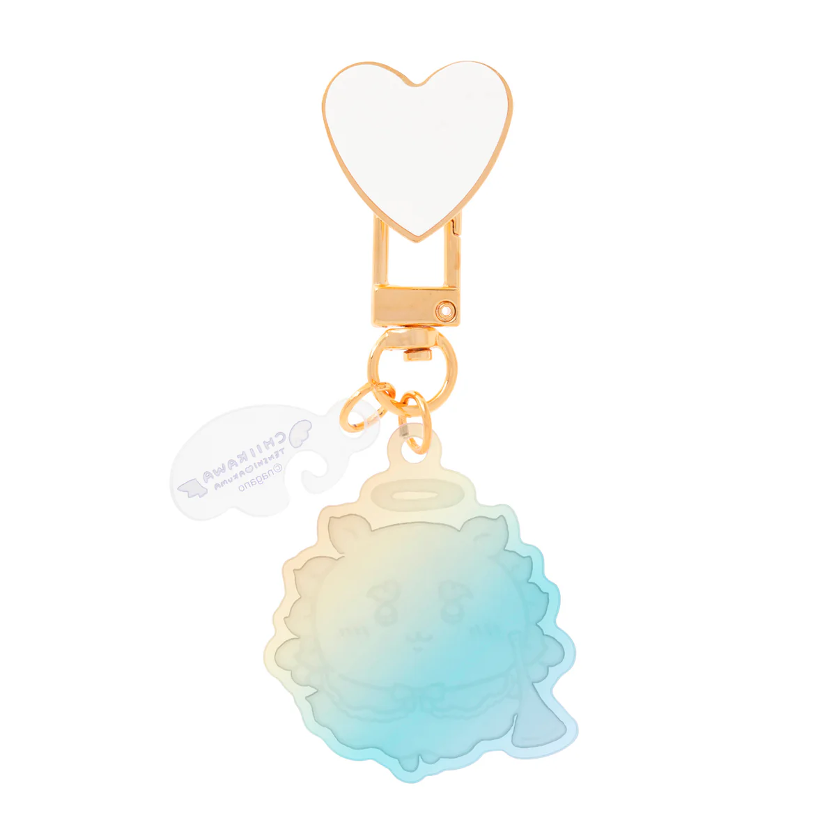 ちいかわ てんし♡あくま キーリングチャーム付きキーホルダー（てんしなシーサー） - Image 5
