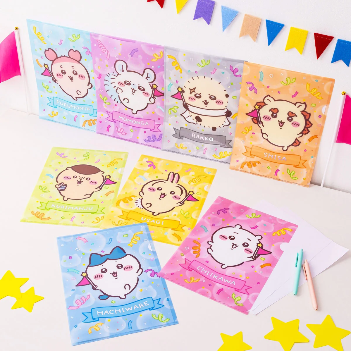 ちいかわ ちいかわパーク クリアファイル（ちいかわ フラッグ） - Image 2