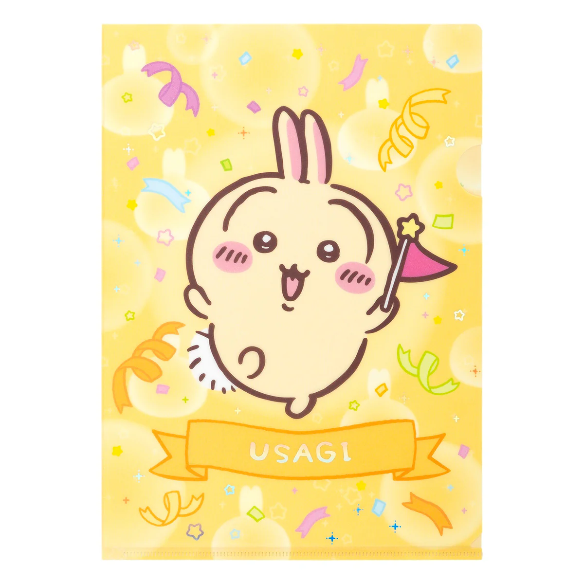 ちいかわ ちいかわパーク クリアファイル（うさぎ フラッグ） - Image 4
