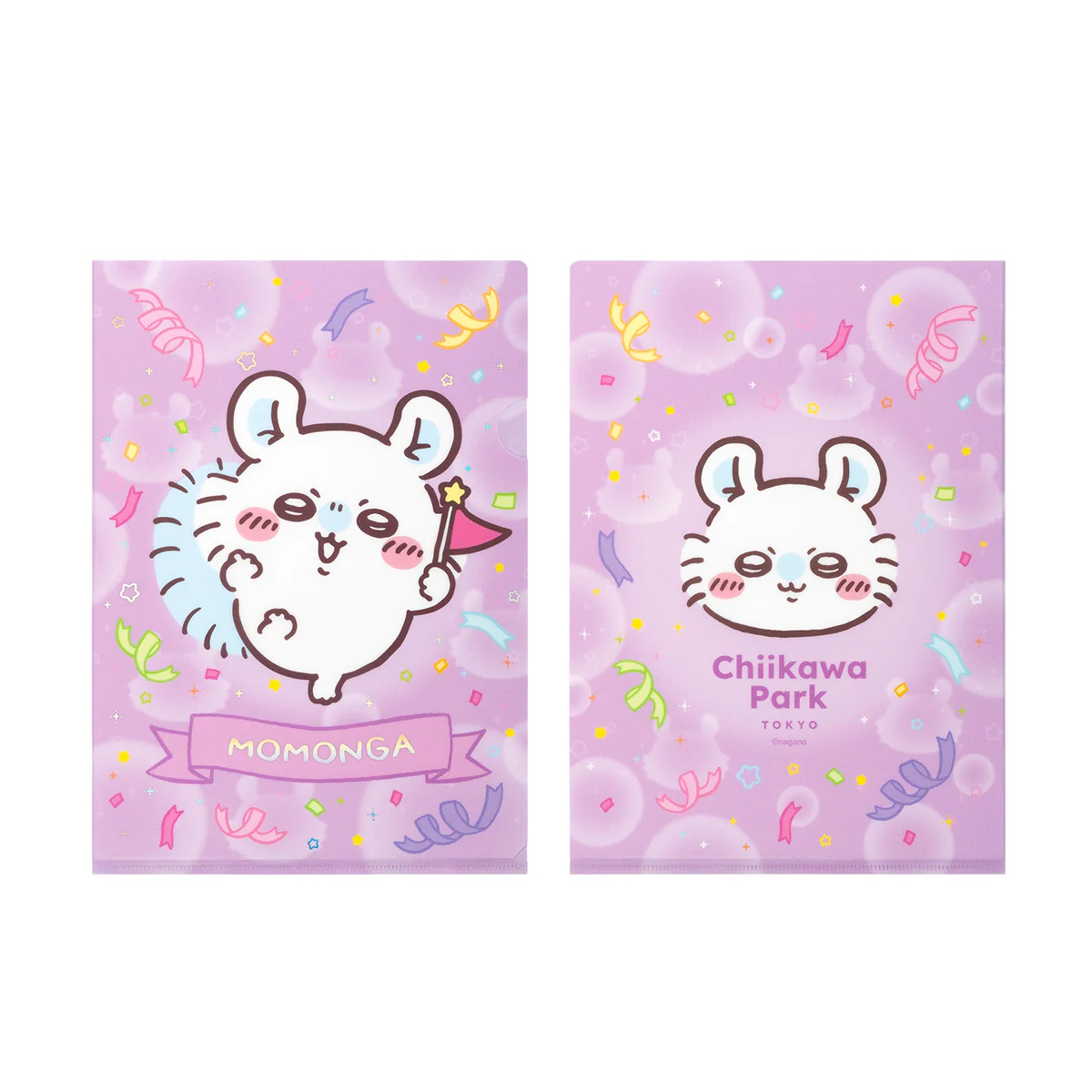 ちいかわ ちいかわパーク クリアファイル（モモンガ フラッグ） - Image 3