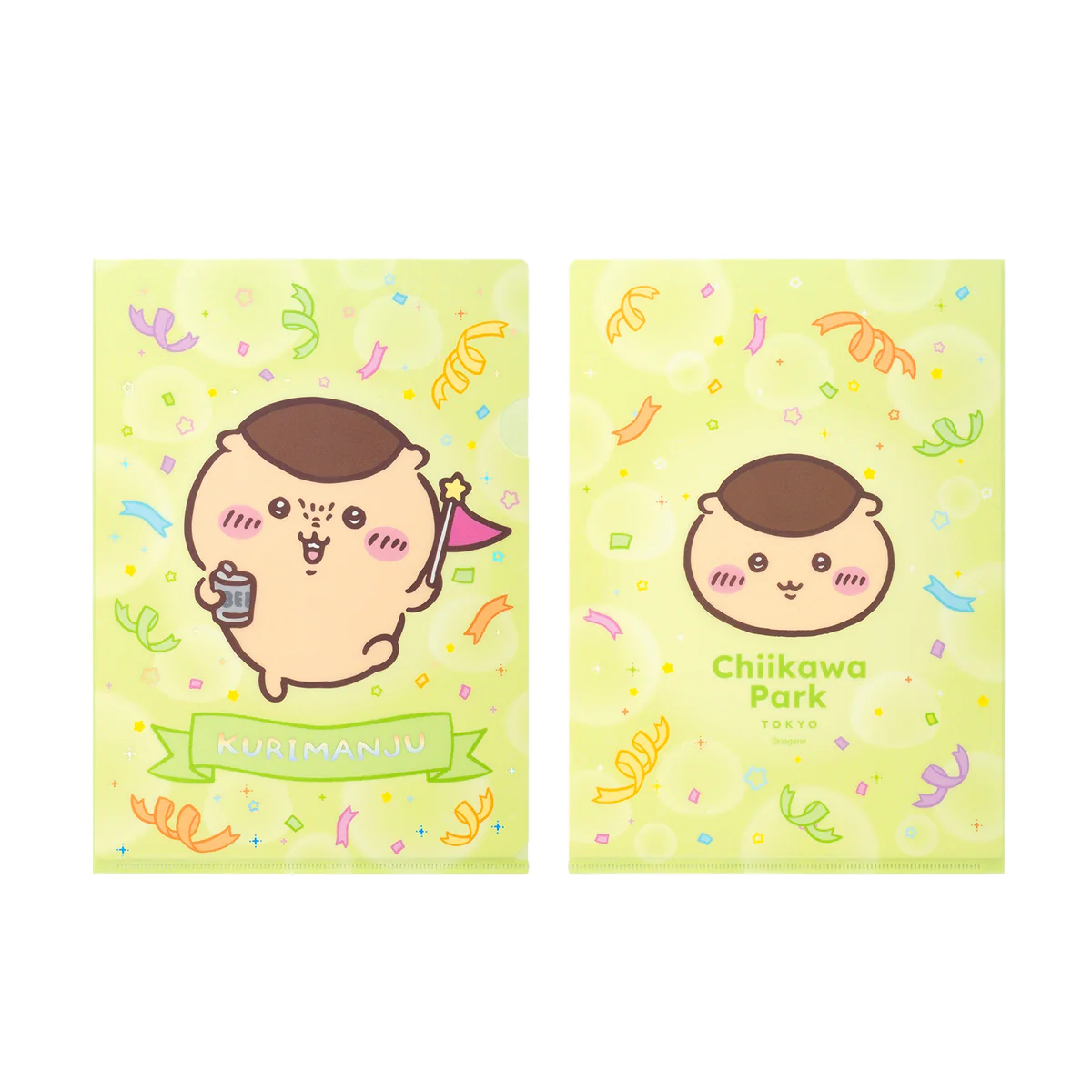 ちいかわ ちいかわパーク クリアファイル（くりまんじゅう フラッグ） - Image 3