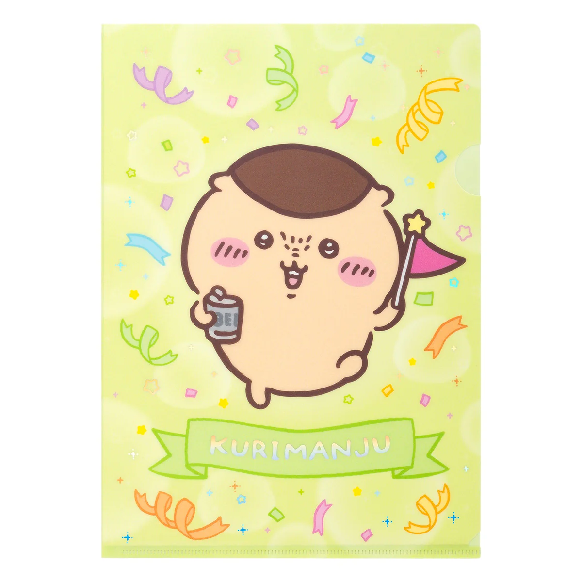 ちいかわ ちいかわパーク クリアファイル（くりまんじゅう フラッグ） - Image 4